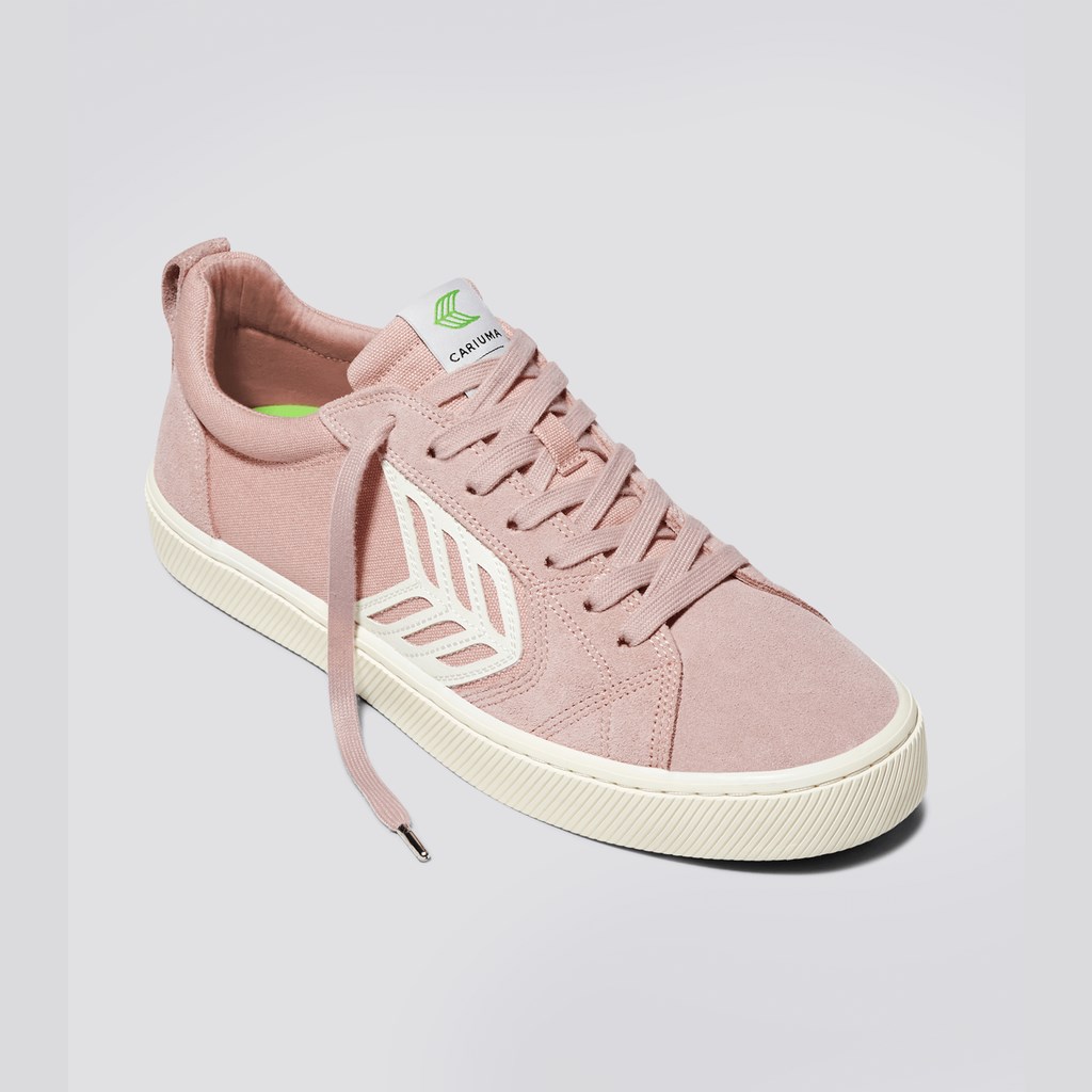 CATIBA PRO Cariuma Low Top Tela Skate Rose Femme | CMI-7950184